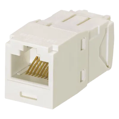 Jack RJ45 PANDUIT CJ6X88TGIW Mini-Com Cat 6A sin herramienta