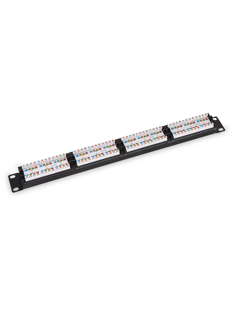 Patch panel SAXXON P197-48N5 Cat 5e de 48 puertos para rack