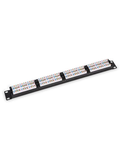 Patch panel SAXXON P197-48N5 Cat 5e de 48 puertos para rack