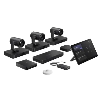 Sistema de Videoconferencia / Intel Ultra5 125H con NPU / Triple Cámara 20x Zoom Óptico / 9 Cámaras Multicámara / Compartición 4K/60fps / Panel Táctil 11.6' Full HD
