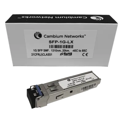 Transceptor MiniGBIC SFP / 1 Gbps / Monomodo / 20 km (65.6 ft) / LC / 1310 nm / Industrial