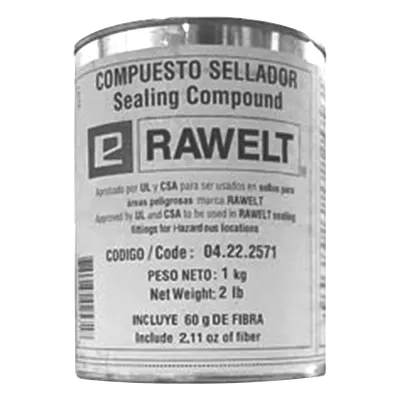 Compuesto sellador RAWELT CE-2571 de 1 kg para sellos EYS