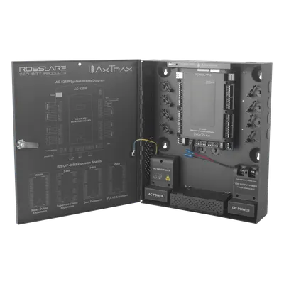Controlador de acceso Rosslare AC-825IP, expandible hasta 56 lectoras