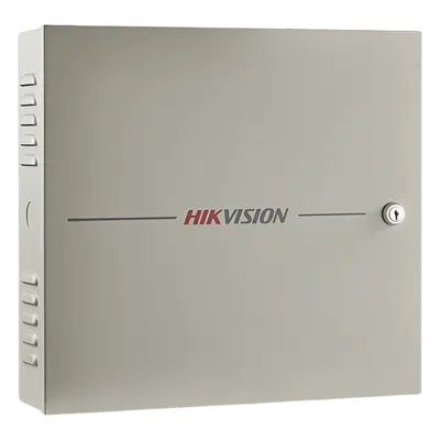 Controlador de Acceso / 4 Puertas / 8 Lectores Huella y Tarjeta / 100,000 Tarjetas / 300,000 Eventos / TCP-IP / Integración Video / Gabinete con Fuente 12V DC 8A
