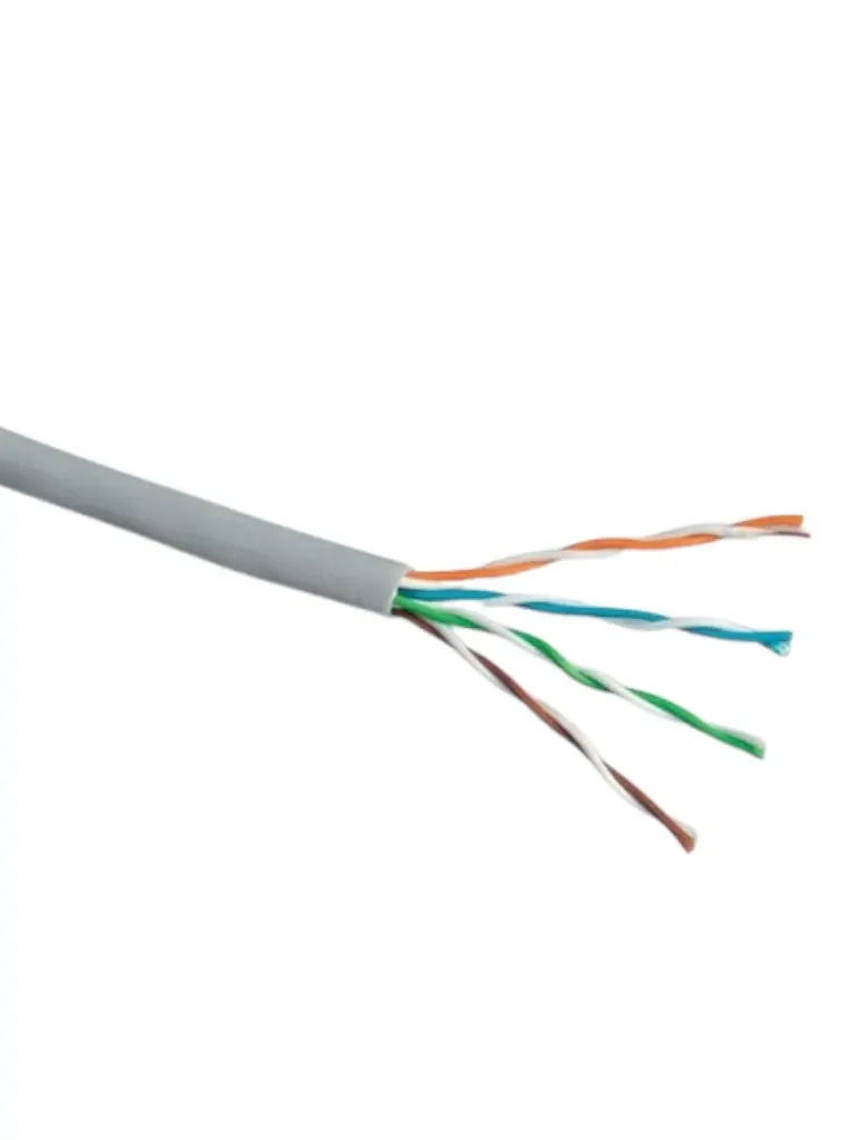PANDUIT NUC5C04IG - Bobina de Cable UTP 305 m. de Cobre, NetKey, Gris Claro, Categoría 5e (24 AWG), PVC (CM), de 4 pares