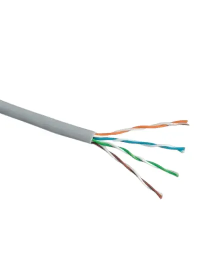 PANDUIT NUC5C04IG - Bobina de Cable UTP 305 m. de Cobre, NetKey, Gris Claro, Categoría 5e (24 AWG), PVC (CM), de 4 pares