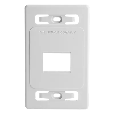 Placa de pared modular SIEMON MX-FP-S-02-02B de 2 salidas
