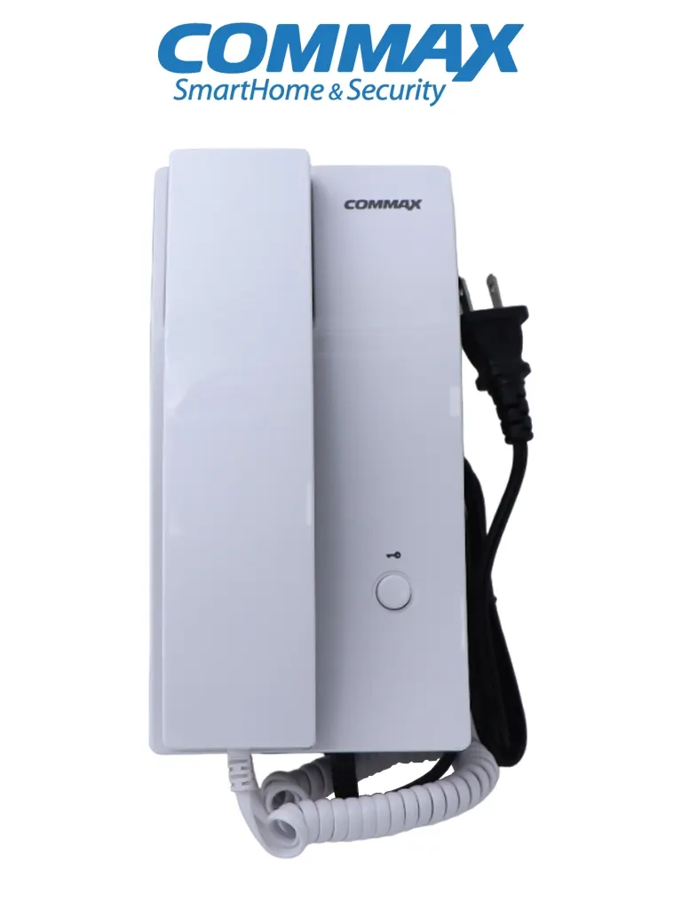COMMAX DP2S - Interfon para Sistema de Audio Portero con Botón de Apertura de Puerta, Conexión de 2 Hilos y Alimentación 110 Vca
