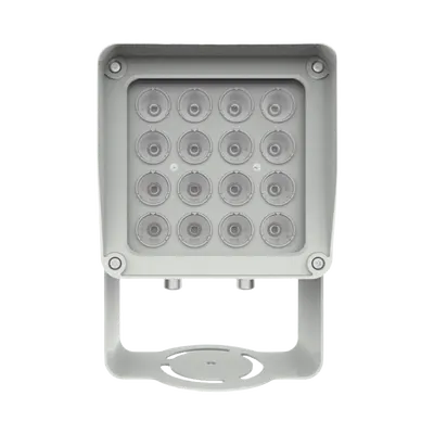 Lampara IR de Luz Continua / 16 Lámparas LED / Distancia Efectiva 16 a 25 metros / Cobertura 40° / Exterior IP66