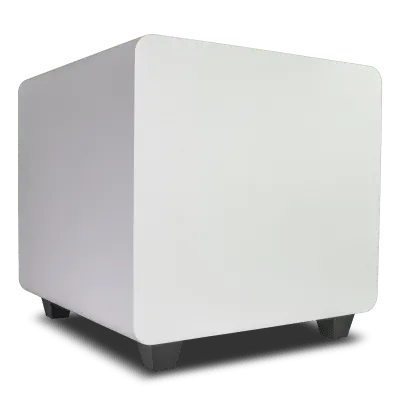 Subwoofer Activo / 10 Pulgadas / 300W RMS / Down-Firing / Recinto Sellado / Crossover Ajustable 33-200 Hz / Acabado Blanco Mate