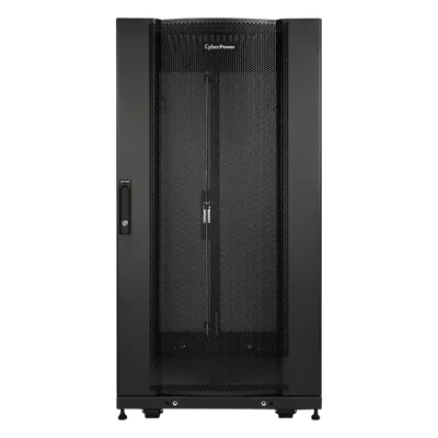 Gabinete Rack / 24U / Montaje en Pared o Piso / Carga Estática 1,365 kg / Puerta Perforada Hexagonal / Rieles Ajustables 905 mm