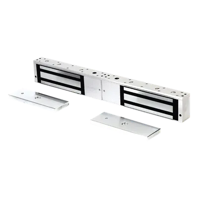 Chapa magnética de 1200 Lbs /Para Puertas Dobles/ Interior/ LED / Sensor Bloqueo