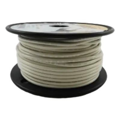 Cable Eléctrico / Calibre 14 AWG / 600 V / 105 °C Seco / 75 °C Húmedo / Cobre Estañado Clase K / Retardante de Llama VW-1 / Blanco