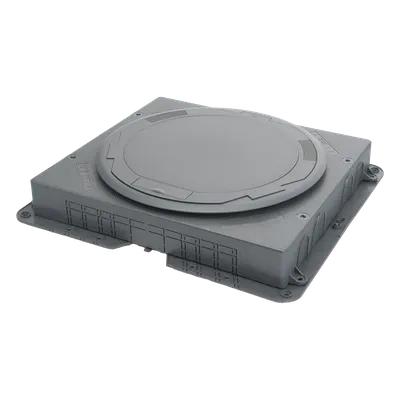 Caja empotrada SIMON SM-CPR-3M para concreto y acabado al ras
