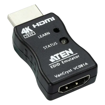 Emulador EDID HDMI / 4K UHD 3840x2160@60Hz 4:4:4 / Almacenamiento EDID / Interruptor de Aprendizaje / Diseño Compacto