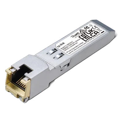 Transceptor SFP+ TP-Link TL-SM5310-T con conexión RJ45 de hasta 10 Gbps
