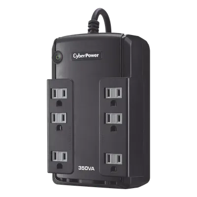 UPS Standby / 350 VA / 255 W / 6 Tomas NEMA 5-15R / Protección 810 J / Montaje en Pared (CP350SLG)