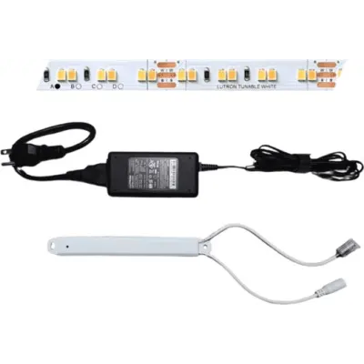 Kit Tira LED / 5 m (16.4 ft) / CCT 1800K-4000K / CRI 90+ / 200 lm/ft / Atenuación 0.1% / Control RadioRA 3