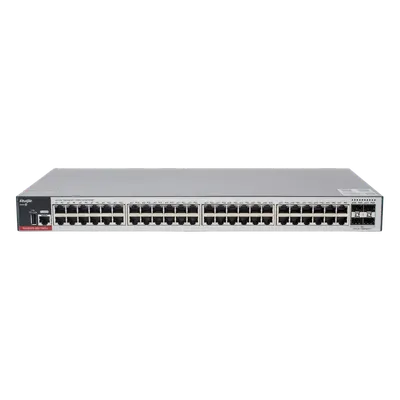 Switch Administrable L2+ / 48 Puertos Gigabit / 4 Uplink SFP 2.5G / 116 Gbps / 1U Rack