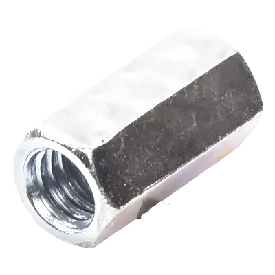 Cople Hexagonal Roscado / 9.5 mm (3/8") / UNC 2A / Galvanizado Electrolítico