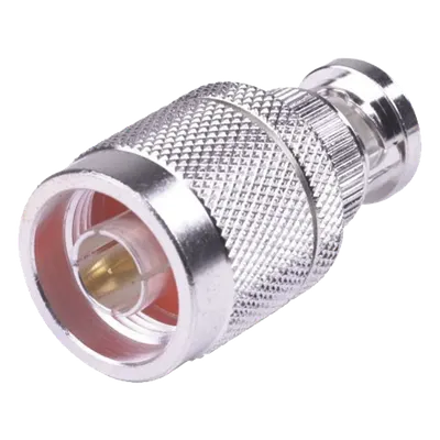 Adaptador coaxial RF Industries RFN-1040-1 N macho a BNC macho