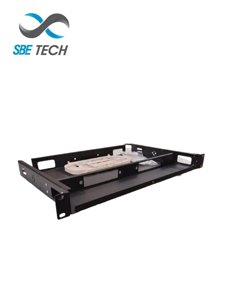 Distribuidor de fibra óptica SBE TECH SBE-DFO12 para rack de 19 pulgadas
