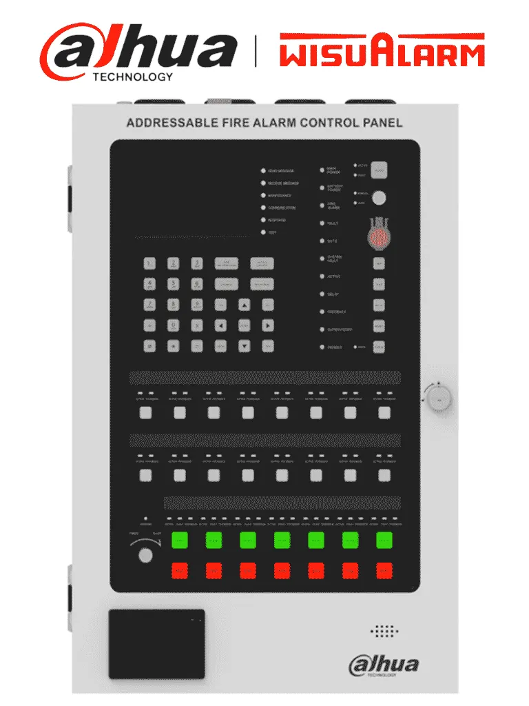 DAHUA DHI-HY-1025 - Panel de Detección de Incendio con Impresora y Pantalla LCD Intuitiva