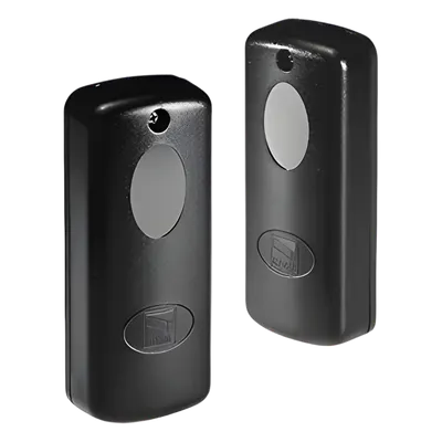 Barrera Fotoeléctrica IR / Cobertura 20 m (65.6 ft) / IP54 / Alimentación Dual 12/24 V / Salida Relé NC 1A / Compacta