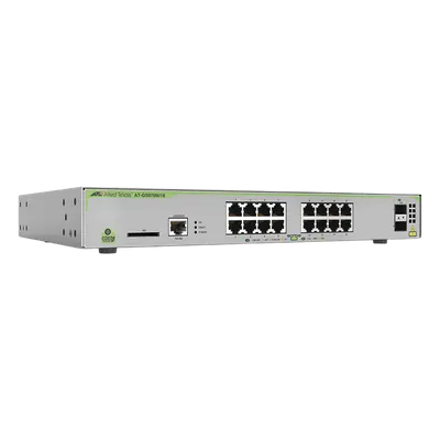 Switch PoE+ Administrable Capa 3 / 16 Puertos Gigabit + 2 SFP / 247 W PoE / 36 Gbps / 26.8 Mpps