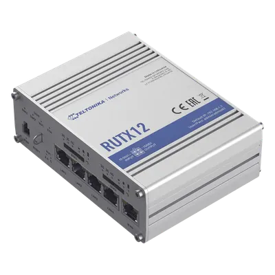 Router Industrial Dual LTE Cat 6 / 600 Mbps / 5 Puertos Gigabit / WiFi 5 Doble Banda / Doble SIM / GNSS / PoE / -40°F a 167°F