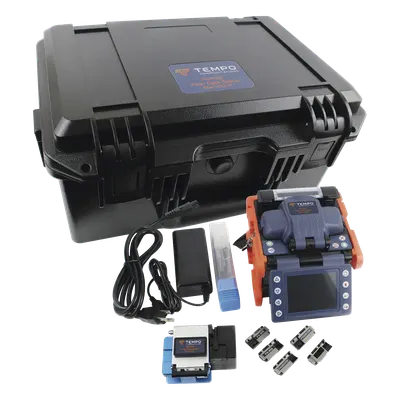 Fusionadora de fibra óptica TEMPO FSP200-KIT1 con alineación por núcleo