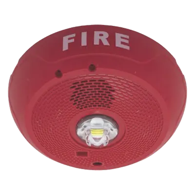Sirena con Estrobo LED SYSTEM SENSOR PC2RLED, 24 Vcd y Candela Ajustable