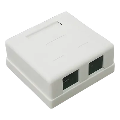 Caja de pared LINKEDPRO LP-WP-09 con puertos Cat5e y RJ11