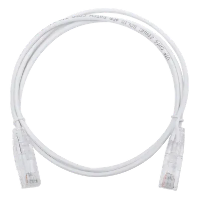 Cable de parcheo LINKEDPRO LP-UT6-100-WH28 Cat6 Slim de 1 metro