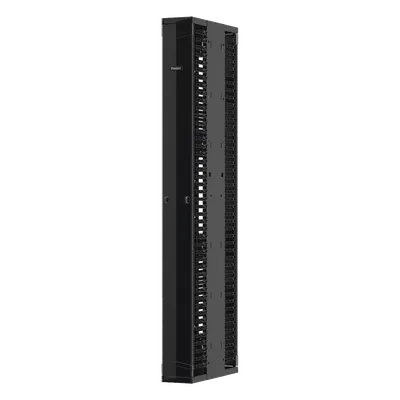 Organizador Vertical de Cables / Doble Cara Frontal y Posterior / 45U / 12in Ancho / Racks 2-Post y 4-Post
