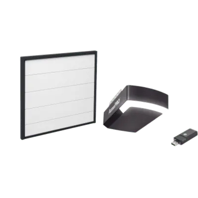 Kit Puerta de Garage 18x9 Pies (5.49 x 2.74 m) / Motor DC 1/2 HP / Insulada / Activación WiFi / Hasta 50 Controles / Lámina Calibre 26