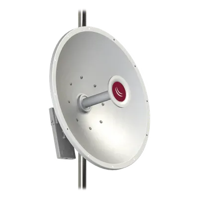 Antena parabólica MikroTik MTAD-5G-30D3-PA de 30 dBi para enlaces