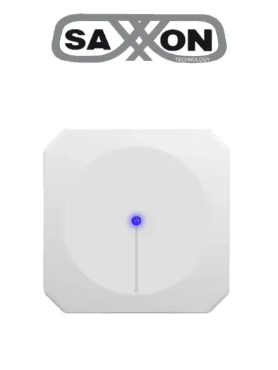 SAXXON SAXVR6 - Lectora de Tarjetas UHF para Control de Acceso Vehicular Alcance de Lectura de 6 metros / Frecuencia 902 MHz - 928 MHz / Encríptale / Conexión por USB / Compatible con Enrolador FC06