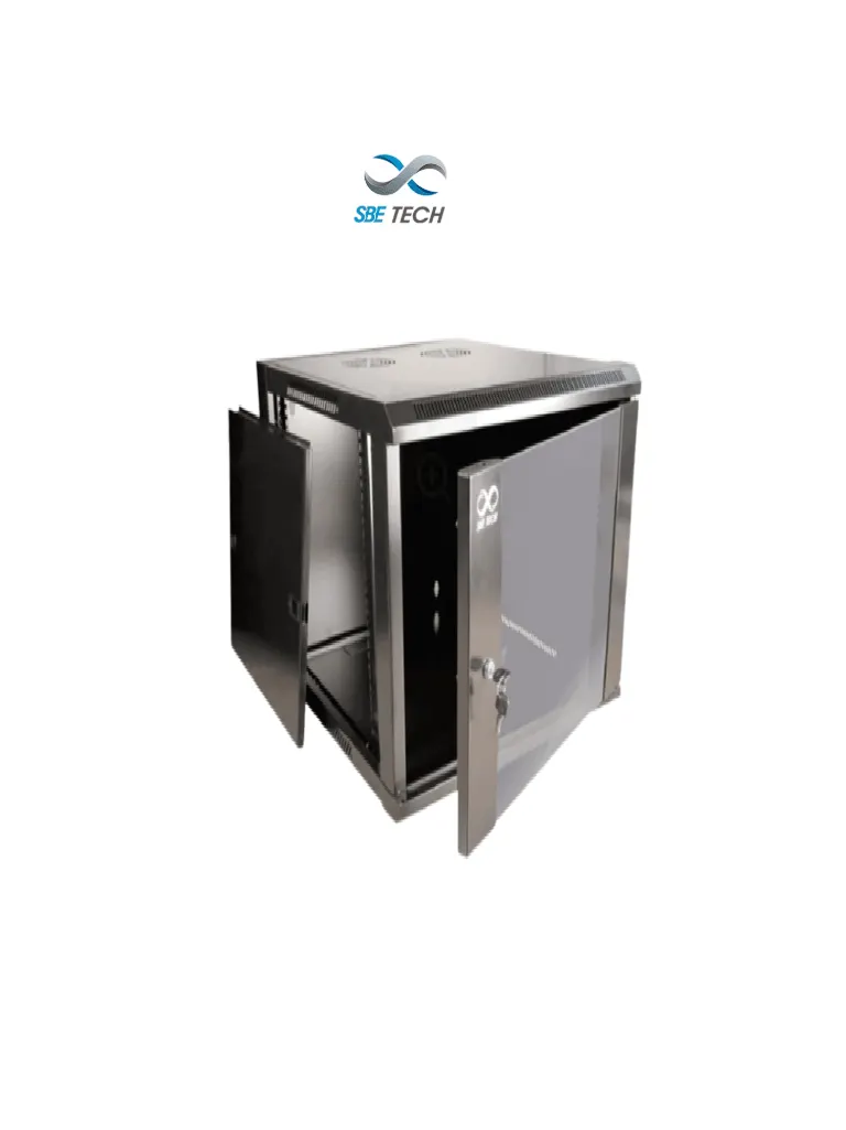 Gabinete de pared SBE TECH SBE-GNLPAR15URP de 15 UR y 30 kg