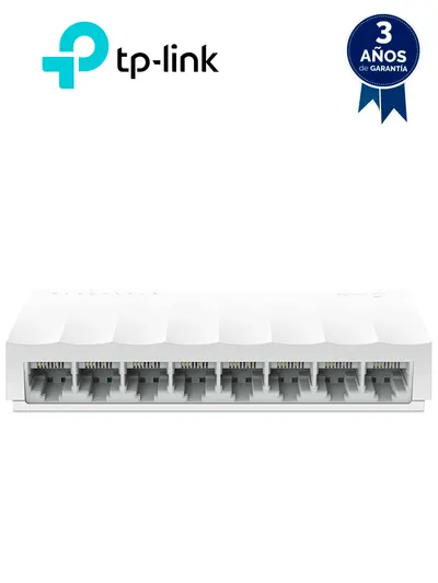 Switch de escritorio TP-Link LS1008 de 8 puertos 10/100 Mbps