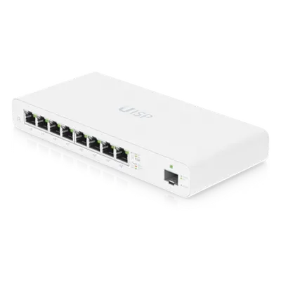 Router Gigabit UBIQUITI UISP-R con 8 puertos PoE pasivo y SFP