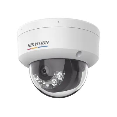 [Dual Light + ColorVu] Domo IP 2 Megapixel / Lente 2.8 mm / 30 mts IR + 30 mts Luz Blanca / Micrófono Integrado / ACUSENSE Lite / Exterior IP67 / IK08 / dWDR / PoE / Micro SD 