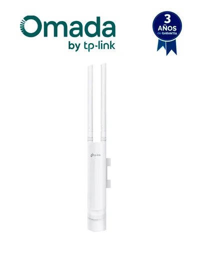 TP-LINK EAP225 Outdoor -Punto de Acceso Omada de doble banda AC 1200 MU-MIMO con Mesh Omada para montaje en pared, con configuración stand-alone o por controlador, además alimentación PoE af/at y PoE pasivo 24V.