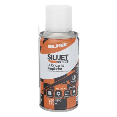 Limpiador lubricante dieléctrico SILIMEX SILIJET-E-PLUS de 170 ml