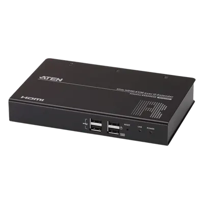 Receptor KVM sobre IP / HDMI 1920x1200@60Hz / Sin Pérdidas / 2 Puertos USB 2.0 / LAN 10/100/1000 Mbps