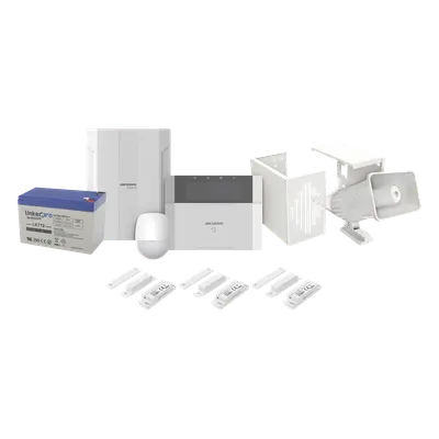 Kit de alarma híbrido Hikvision DS-PHA64-LP/PLUS con 64 zonas