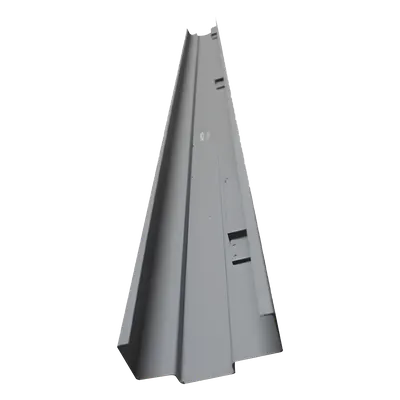 Jamba de contra galvanizada / 7' 0" (2.13 m) x 5 3/4" (146 mm) / Calibre 16 / Pestillo izquierdo