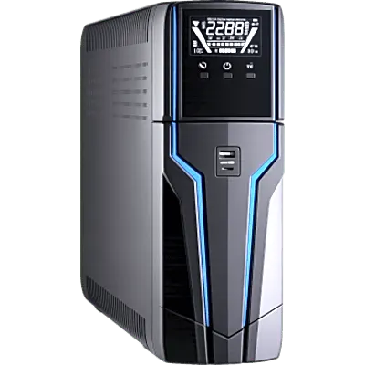 UPS Gamer / 1,000 VA / 600 W / LED RGB / USB Frontal / Protección RJ45