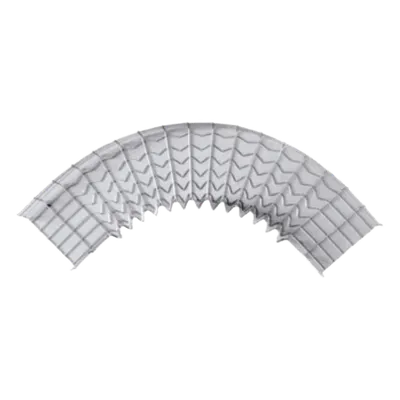 Curva horizontal CHAROFIL CH-C90-54/300EZ de 90° y 300 mm