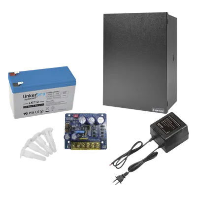 Fuente de poder con respaldo EPCOM POWERLINE KIT16B3LK7 de 12 VCC